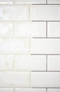 Finishing work when tiling the kitchen with tiles Royalty Free Stock Photo
