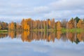 Finland in autumn Royalty Free Stock Photo