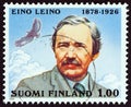 FINLAND - CIRCA 1978: A stamp printed in Finland shows poet Eino Leino, circa 1978.