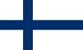 Finland flag. illustration vector of Finland flag. official colors and proportion correctly. National Finland flag Royalty Free Stock Photo