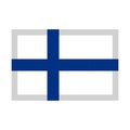 Finland flag pixel art cartoon retro game style