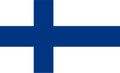 Finland flag vector.Illustration of Finland flag