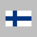 Finland flag vector illustration in high quality for ui and ux, website or mobile application Royalty Free Stock Photo