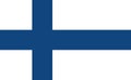 Finland flag vector isolated. Country in Northern Europe