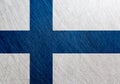 Finland flag, vintage, retro, scratched