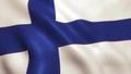 Finland Flag Waving - Germany Background