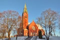 Finland. Forssa Cathedral Royalty Free Stock Photo