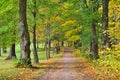 Finland, Hameenlinna. Park Aulanko in autumn Royalty Free Stock Photo