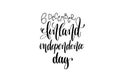 Finland independence day hand lettering congratulation inscription