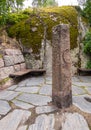 Short menhir at Sopokanlahti park, Kotka, Finland