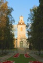 Finland, Kuopio: Cathedral in Morning Sun