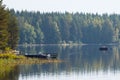 Finland lake landscape