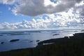 Finland, lake Pielinen with awesome view. Royalty Free Stock Photo