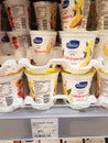 Valio yoghurts on supermarket shelves