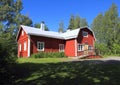 Finland, Savonia/Kuopio: Finnish Architecture - Historic Farm/Main Building (1860) Royalty Free Stock Photo