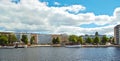 Savonlinna. Downtown cityscape