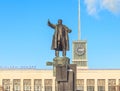 Finlyandsky Railway Station in St Petersburg in Russia Royalty Free Stock Photo