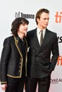 Finn Wolfhard and Ansel Elgort at premiere of The Goldfinch at Toronto International Film Festival