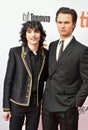 Finn Wolfhard and Ansel Elgort at premiere of The Goldfinch at Toronto International Film Festival Royalty Free Stock Photo