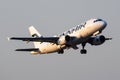 Finnair Airbus A319 OH-LVI passenger plane departure and take off at Vienna Airport Royalty Free Stock Photo