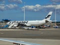 Finnair Airbus A330 parked at Schiphol