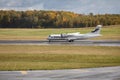 Finnair ATR 72-500 OH-ATJ landing in VNO Vilnius International Airport