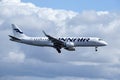 Finnair, Nordic Regional Airlines. Embraer ERJ - 190LR Royalty Free Stock Photo