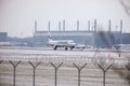 Finnair plane takingoff from Munich Airport MUC Royalty Free Stock Photo