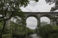 Finnan Viaduct with the river Royalty Free Stock Photo