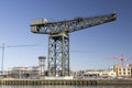 Finnieston crane Glasgow landmark on River Clyde Royalty Free Stock Photo