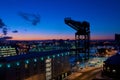 Finnieston Crane, Glasgow at Sunset Royalty Free Stock Photo