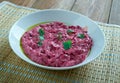 Finnish beet salad Royalty Free Stock Photo