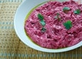 Finnish beet salad Royalty Free Stock Photo