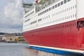 Finnish cruise at Helsinki harbor. Travel, tourism background. Royalty Free Stock Photo