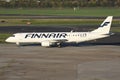 Finnair Embraer 190 Royalty Free Stock Photo