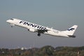 Finnish Finnair Embraer 190 Royalty Free Stock Photo