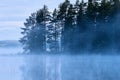 Finnish Lake with fog