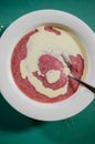 Finnish rye and lingonberries porridge