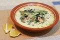 Finnish salmon soup