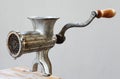 Finnish vintage meat grinder with inscription Made in Finland