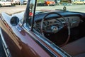 Interior of retro car Packard Four Hundred.