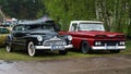 The full-size car Buick Super and the full-size pickup truck Chevrolet Apache C20