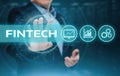 Fintech Financial Digital Technology Business Internet Concept