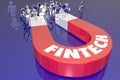 Fintech Magnet Attracting Customers