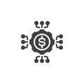 Fintech vector icon