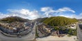 Fiolent. Crimea. Panorama 360 degree air. Royalty Free Stock Photo