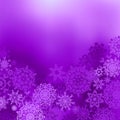 Fiolet color christmas background