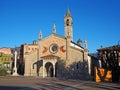 Fiorano al Serio, Bergamo, Italy. The main church of Saint Giorgio Royalty Free Stock Photo