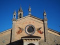 Fiorano al Serio, Bergamo, Italy. The main church of Saint Giorgio Royalty Free Stock Photo