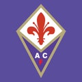 Fiorentina A.C. Football Club brand logo with flag